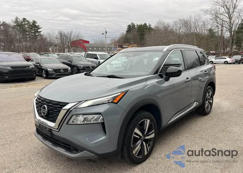 2021 Nissan Rogue Sl Intelligent Awd z USA, uszkodzony, nr VIN JN8AT3CB4MW214748